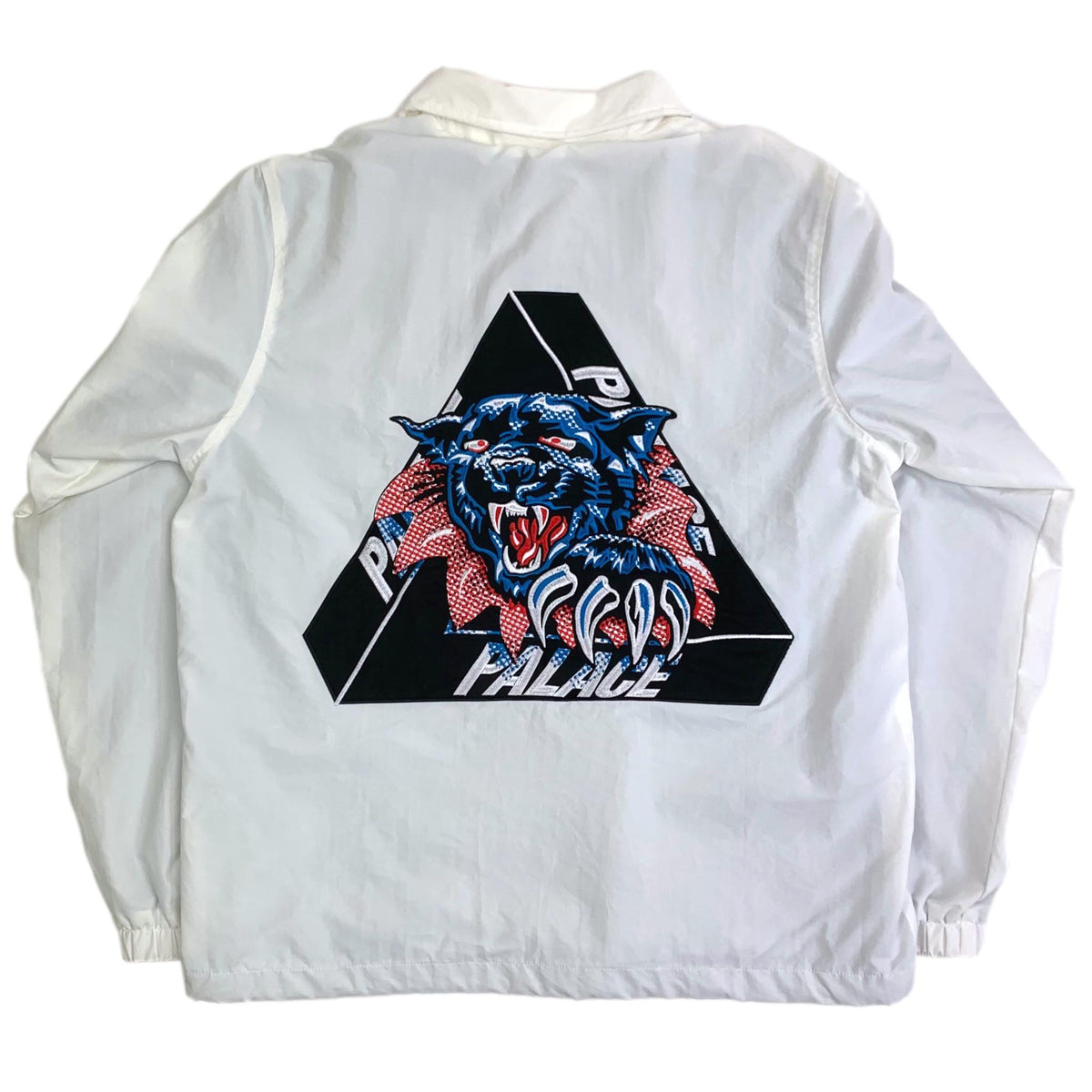 Palace Ripped Tri Ferg Embroidered Coach Jacket