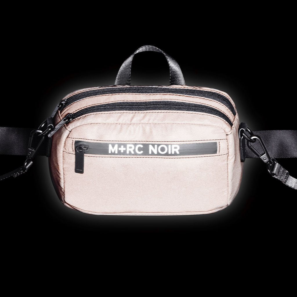 M+RC Noir Zipper Logo Reflective Bag, Orange