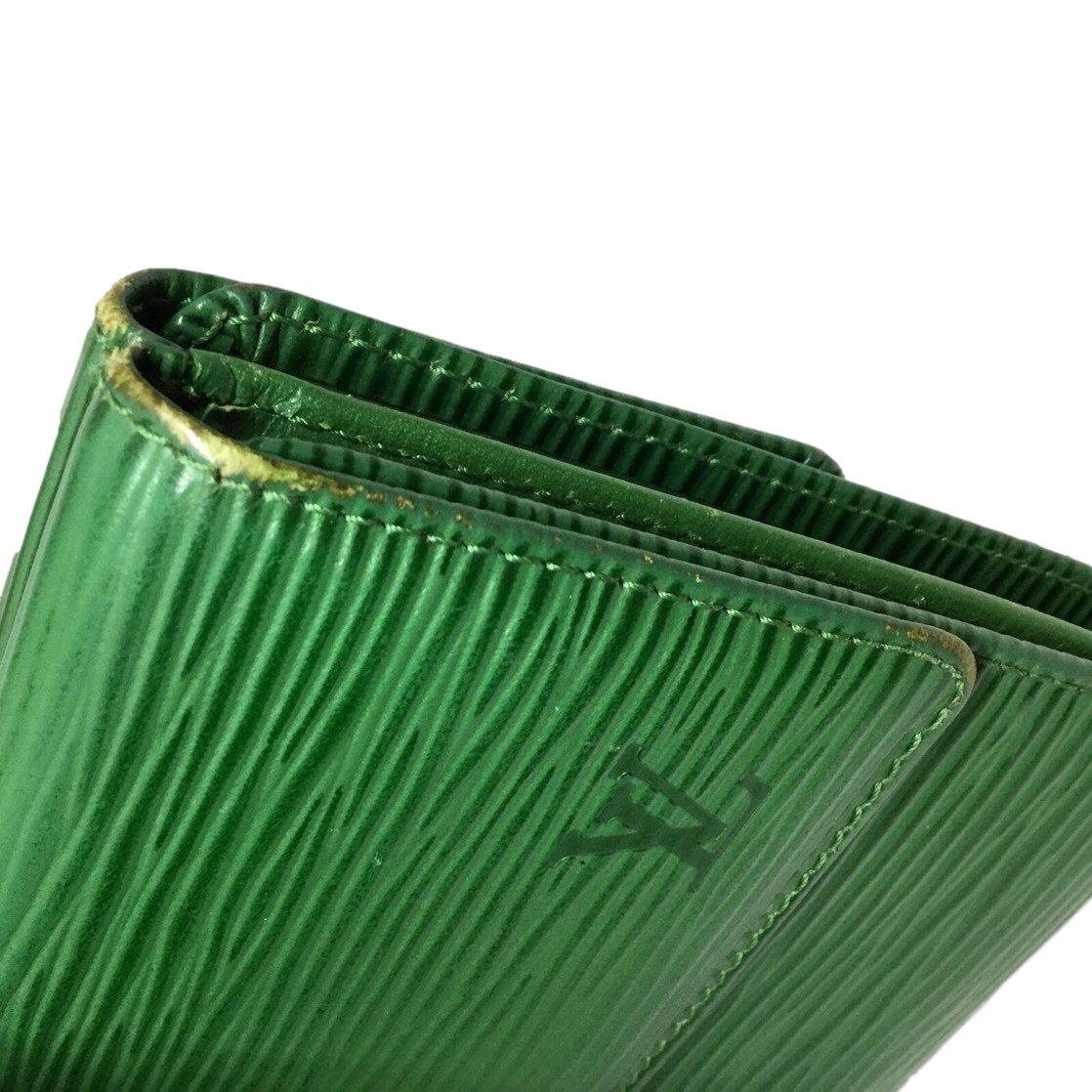 Vintage Louis Vuitton EPI Wallet, Green – purchasegarments
