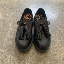 Dr. Martens Black Leather Gracia Tassel Loafers