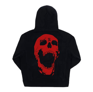 Revenge Bones Hoodie Black/Red