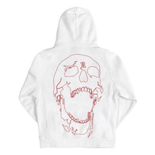 Revenge Bones Hoodie White/Red