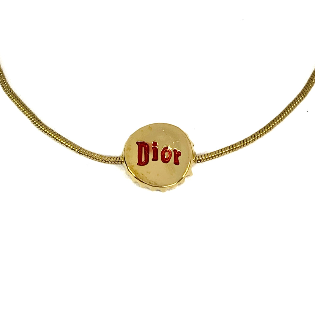 Dior Gold Bottlecap Bracelet