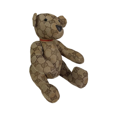 Gucci Monogram Teddy Bear, Brown