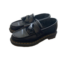 Dr. Martens Black Leather Adrian Tassel Loafers