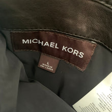 Michael Kors Reversible Leather & Nylon Bomber Jacket