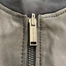 Michael Kors Reversible Leather & Nylon Bomber Jacket