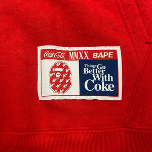 Bape x Coca Cola Red Full Zip Hoodie