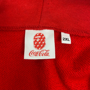 Bape x Coca Cola Red Full Zip Hoodie