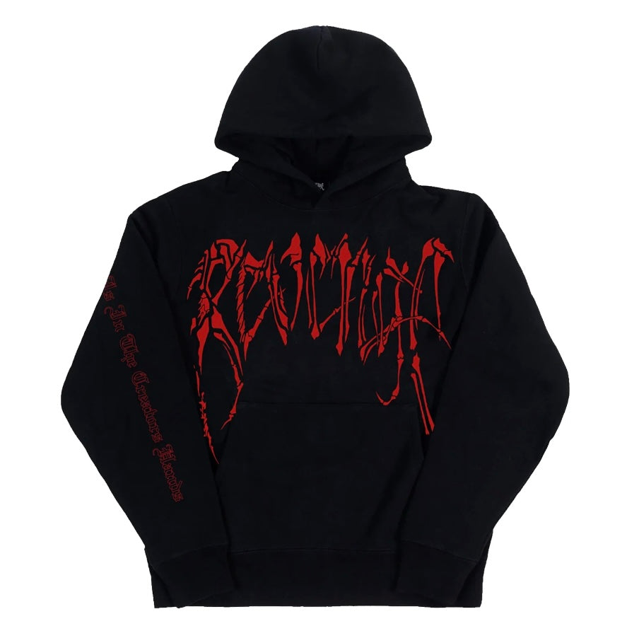 Revenge Bones Hoodie Black/Red