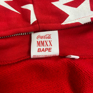 Bape x Coca Cola Red Full Zip Hoodie