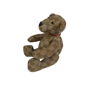 Gucci Monogram Teddy Bear, Brown