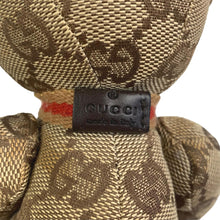 Gucci Monogram Teddy Bear, Brown