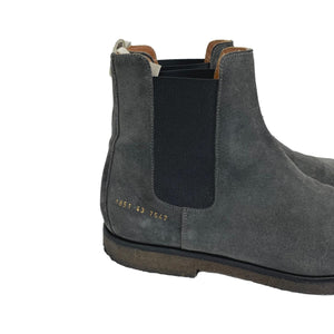 Common Projects Suede Chelsea Boots, Grey