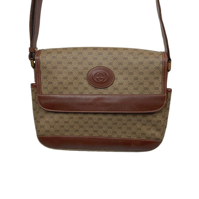 Vintage Gucci Monogram Shoulder Bag