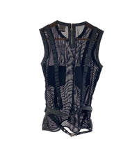 Louis Vuitton Transparent Two Pocket Belted Top