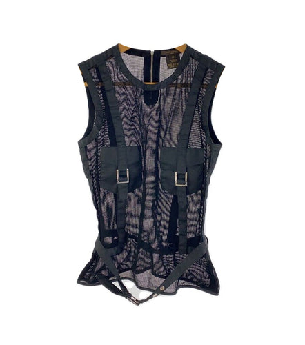 Louis Vuitton Transparent Two Pocket Belted Top