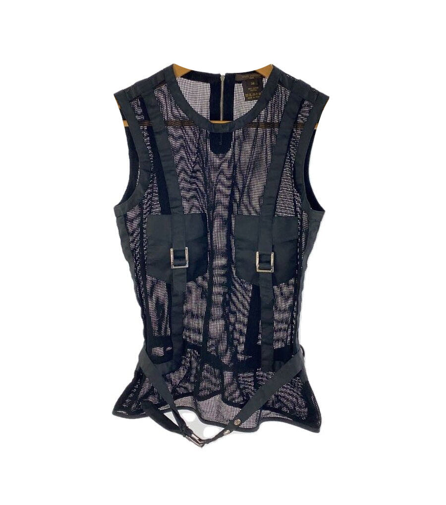 Louis Vuitton Transparent Two Pocket Belted Top