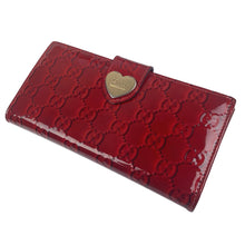 Gucci Red GG Monogram Long Wallet