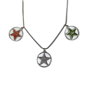 Dior Rare Multicolour Star Charm Necklace