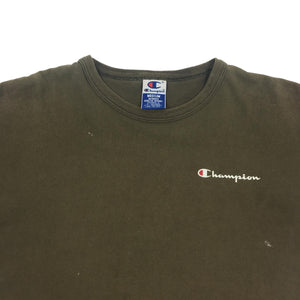 Vintage 90s Champion Distressed Spellout Logo Tee