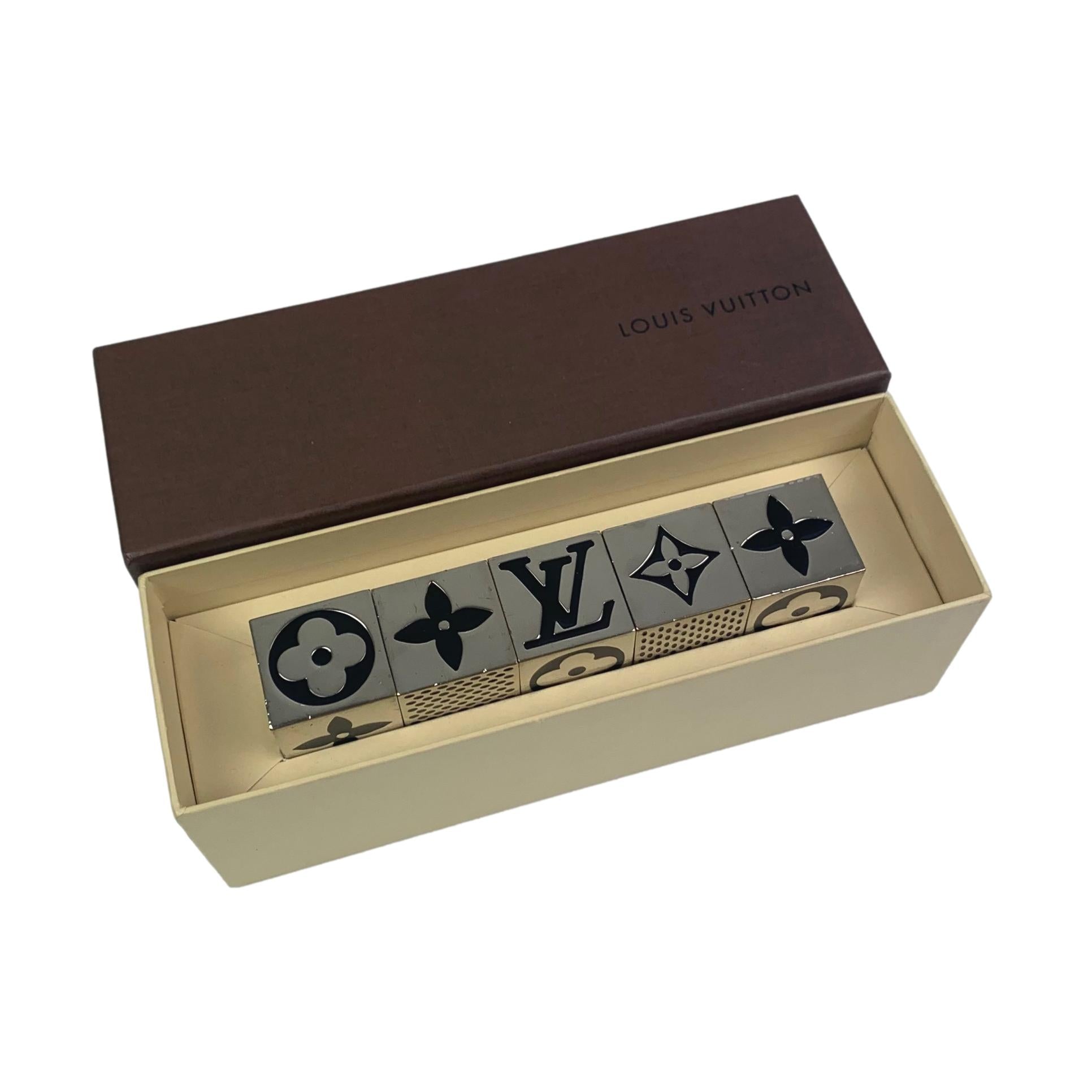 Louis Vuitton Clear Monogram Dice Set Customer Limited Edition