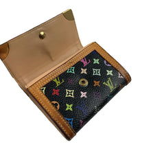 Louis Vuitton Multicolour Monogram Coin/Card Holder Wallet, Black