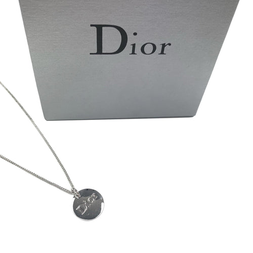 Dior Silver Charm Necklace