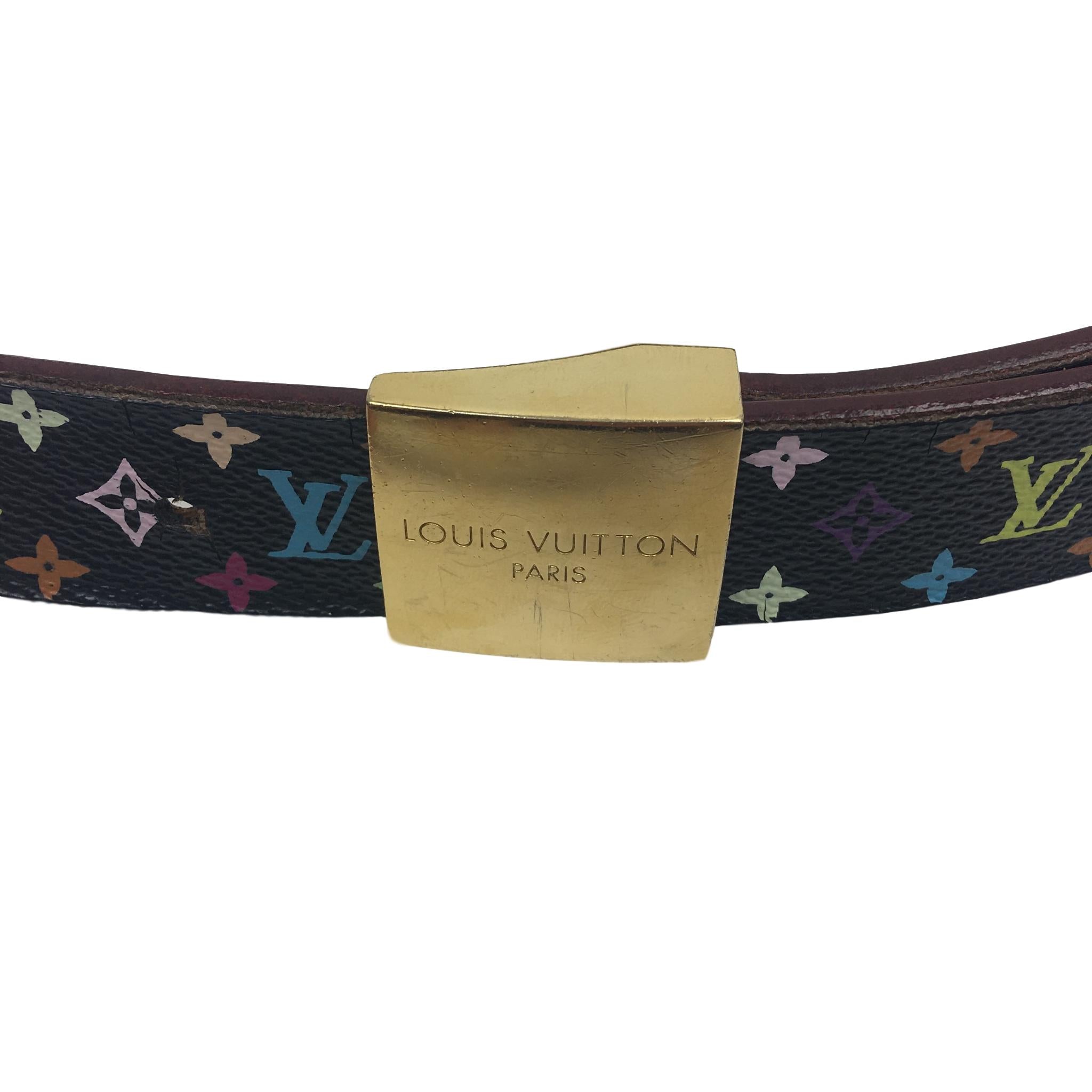 Louis Vuitton x Yayoi Kusama Painted Dots Reversible Belt  Harrods SG
