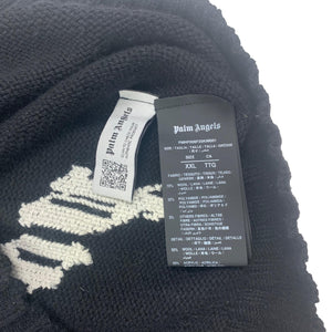Palm Angels Classic Logo Spellout Turtleneck Knit Sweater