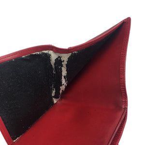 Louis Vuitton Epi Portefeiulle Elise Wallet Leather, Red