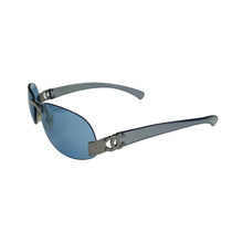 Chanel CC Logo Blue Tinted Sunglasses