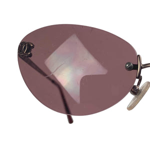 Chanel Purple Tinted Sunglasses