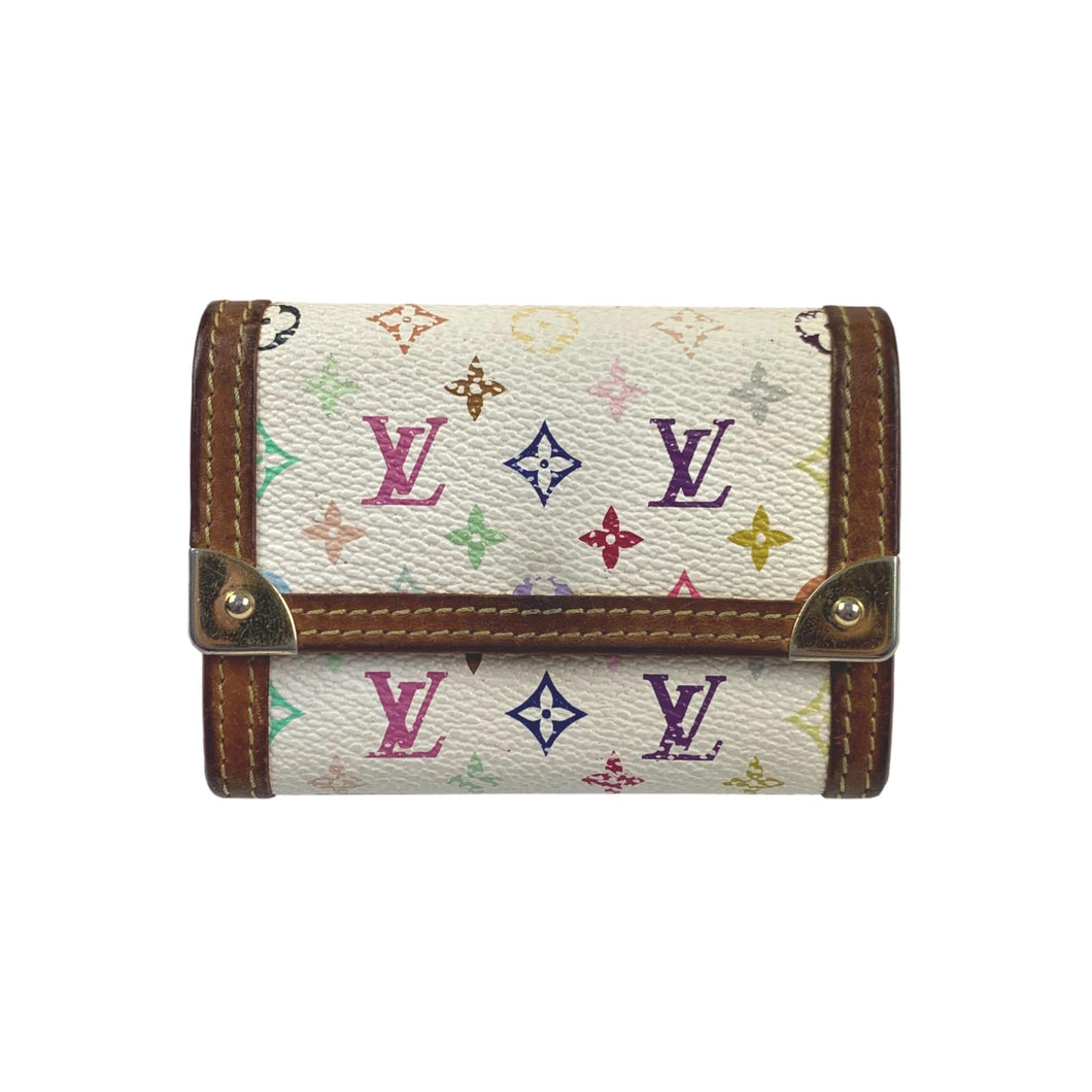 Louis Vuitton Multicolour Monogram Coin/Card Holder Wallet, White –  purchasegarments