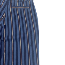 Burberry Ladies Striped Blend Cropped Trousers