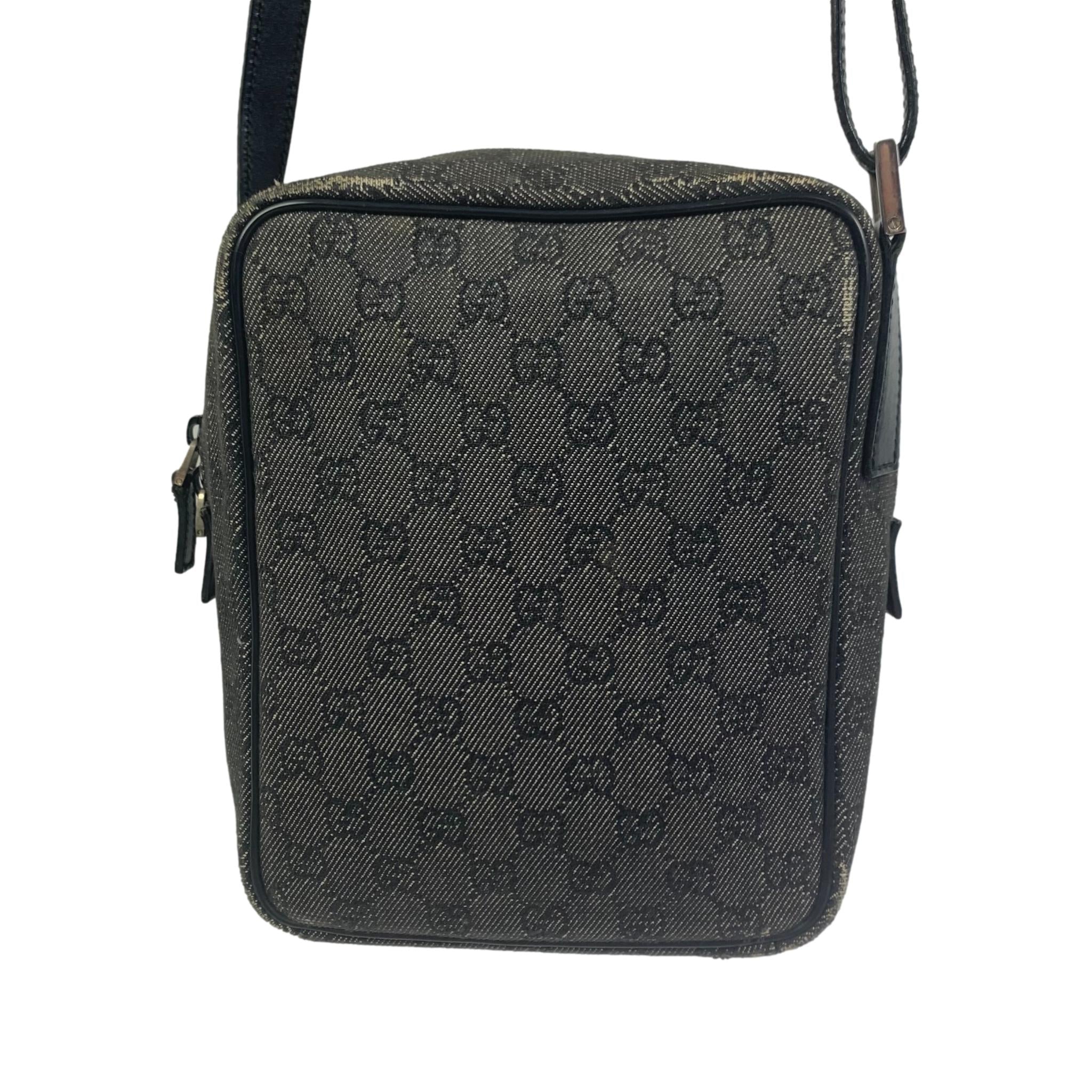 Vintage Gucci Black Monogram Shoulder Bag – Treasures of NYC