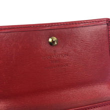 Louis Vuitton Epi Portefeiulle Elise Wallet Leather, Red