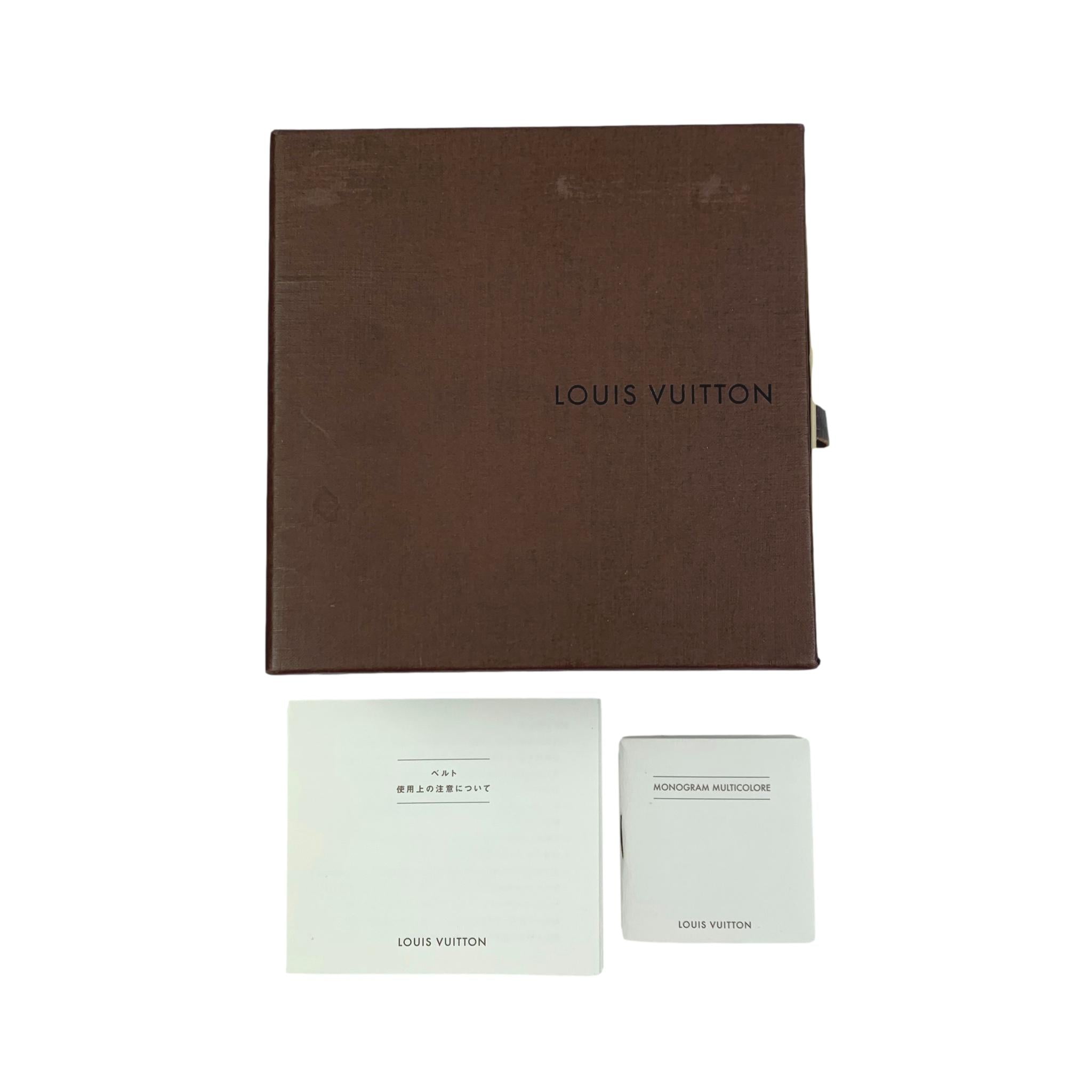 LOUIS VUITTON Monogram Takashi Murakami Collection Belt - White– Wag N'  Purr Shop
