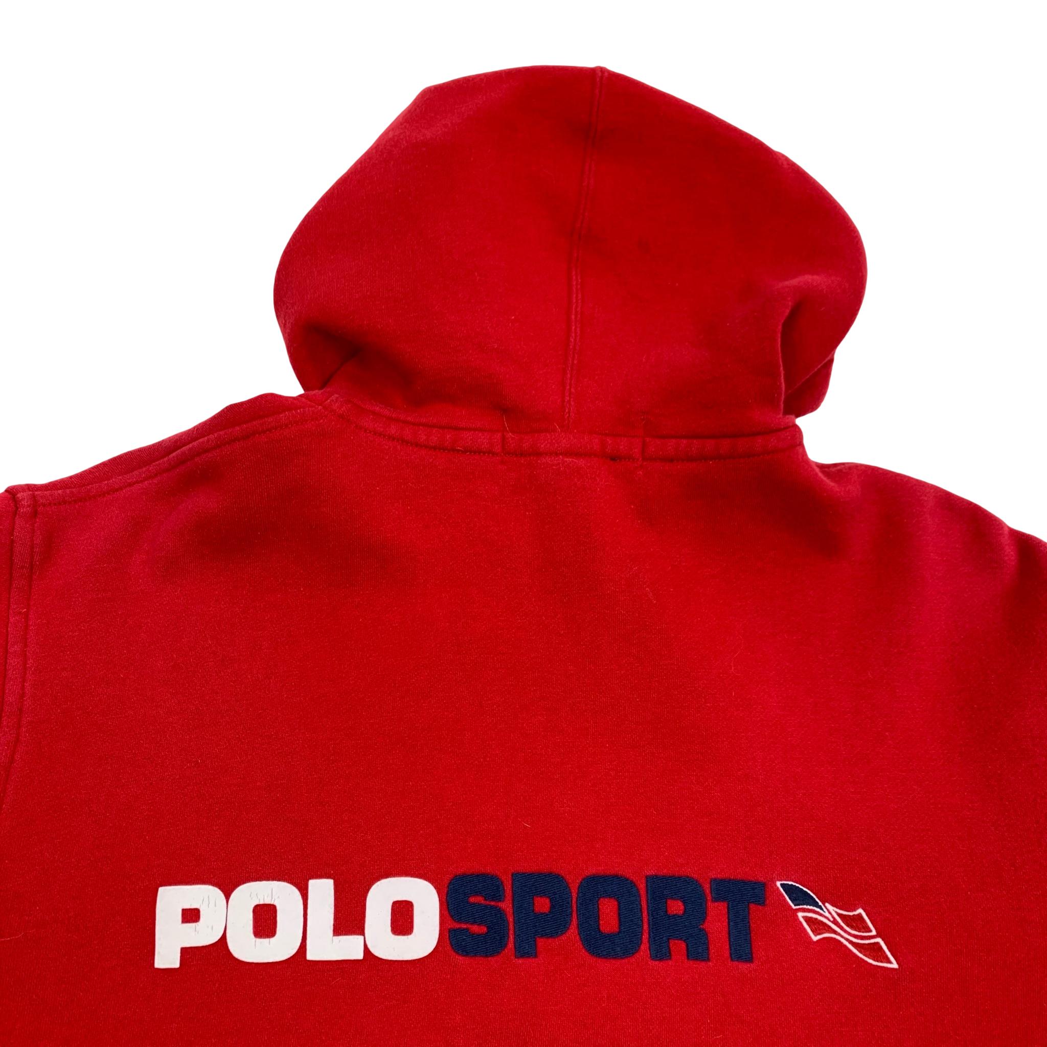 Ralph Lauren Polo Sport Spellout Zip-Up Hoodie – purchasegarments