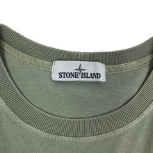 Stone Island Upside Down Logo Embroidered Spellout Tee