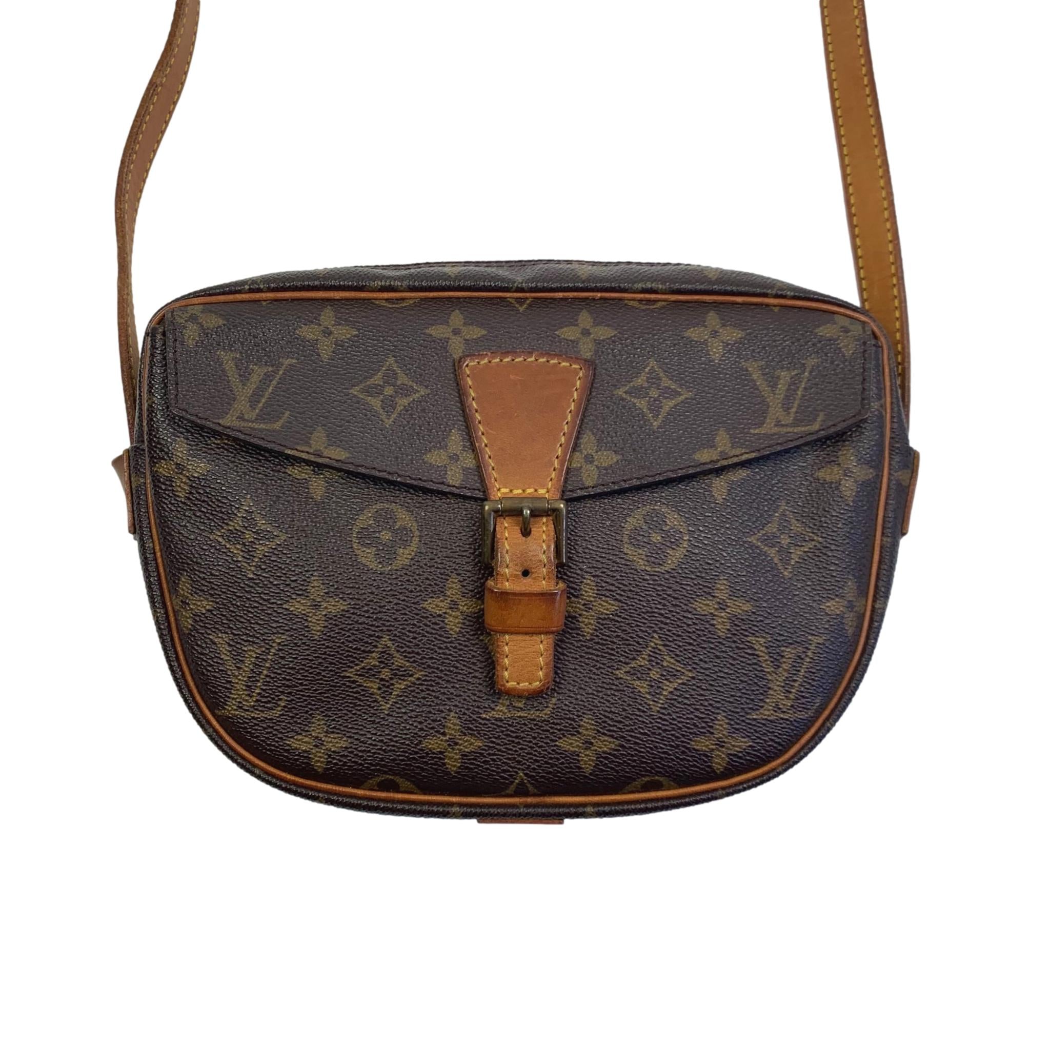 Auth Louis Vuitton Monogram JEUNE FILLE MM Shoulder bag 0J210060n"