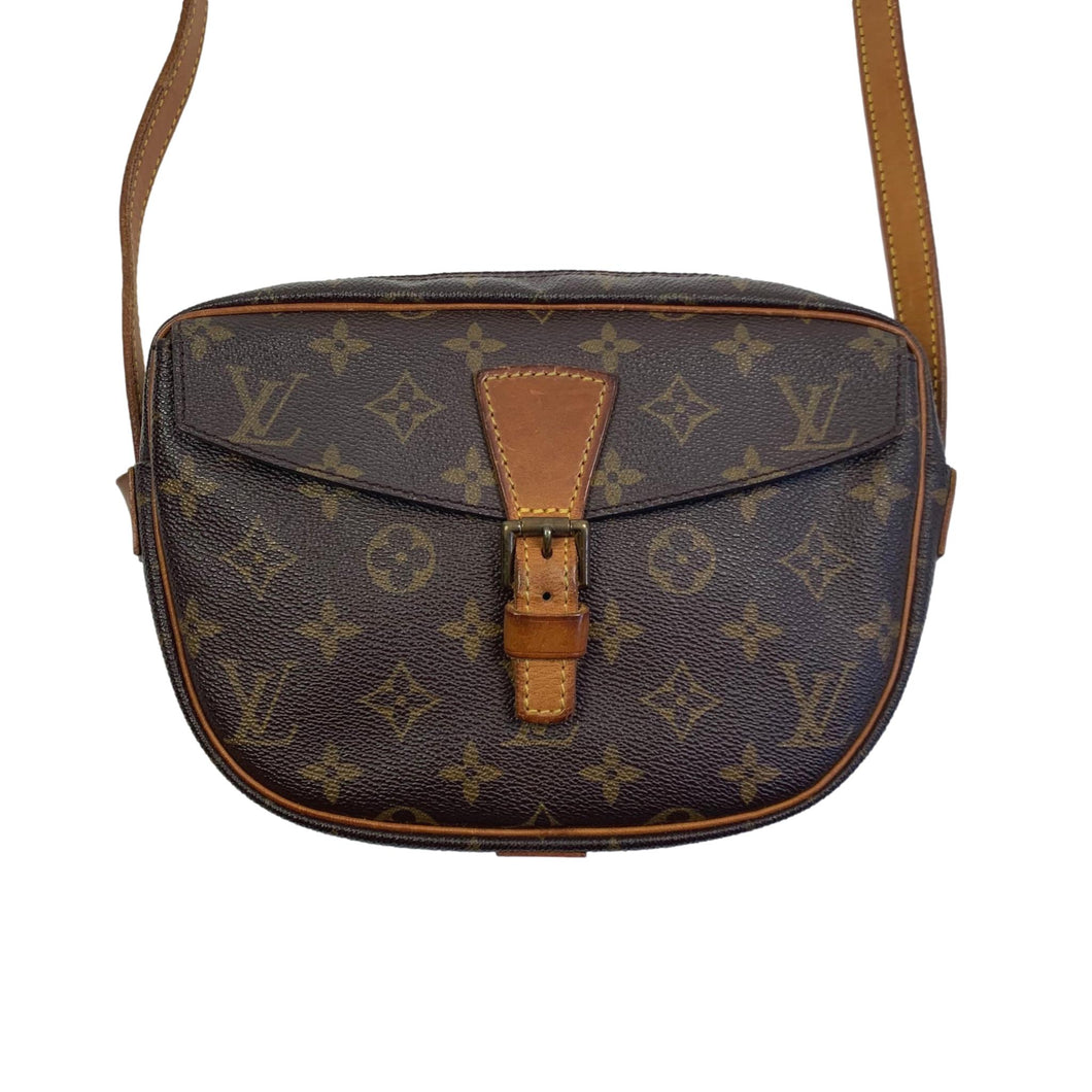 Louis Vuitton Vintage Monogram Canvas Jeune Fille MM Shoulder Bag (SHF –  LuxeDH