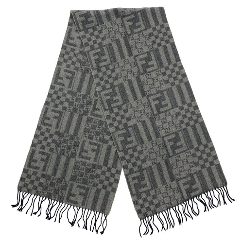 Fendi Monogram Wool Scarf