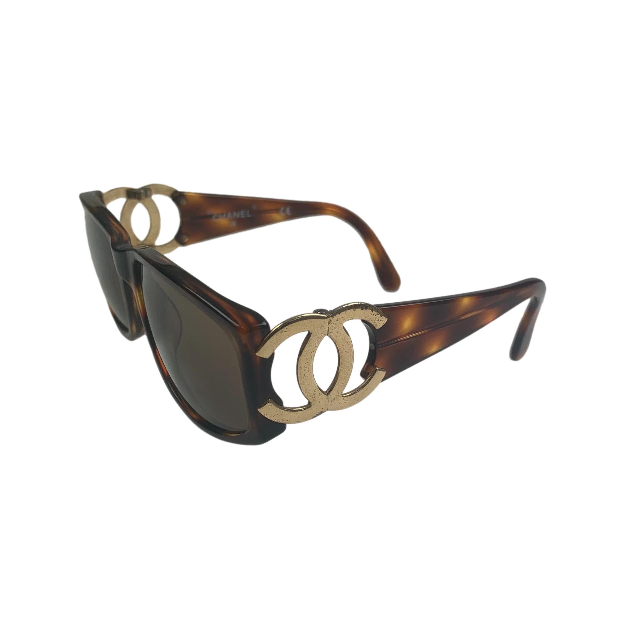 Chanel Vintage CC Logo Sunglasses – purchasegarments