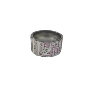 Christian Dior Trotter Ring, Pink (Size: 8)