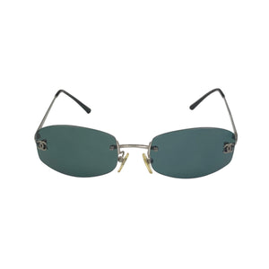 Chanel Green Tinted Sunglasses