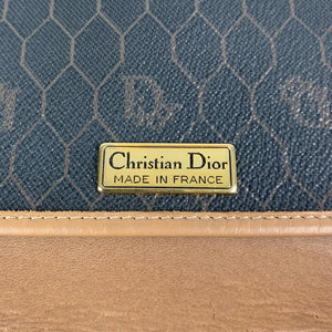 Vintage Dior Honeycomb Monogram Shoulder Bag