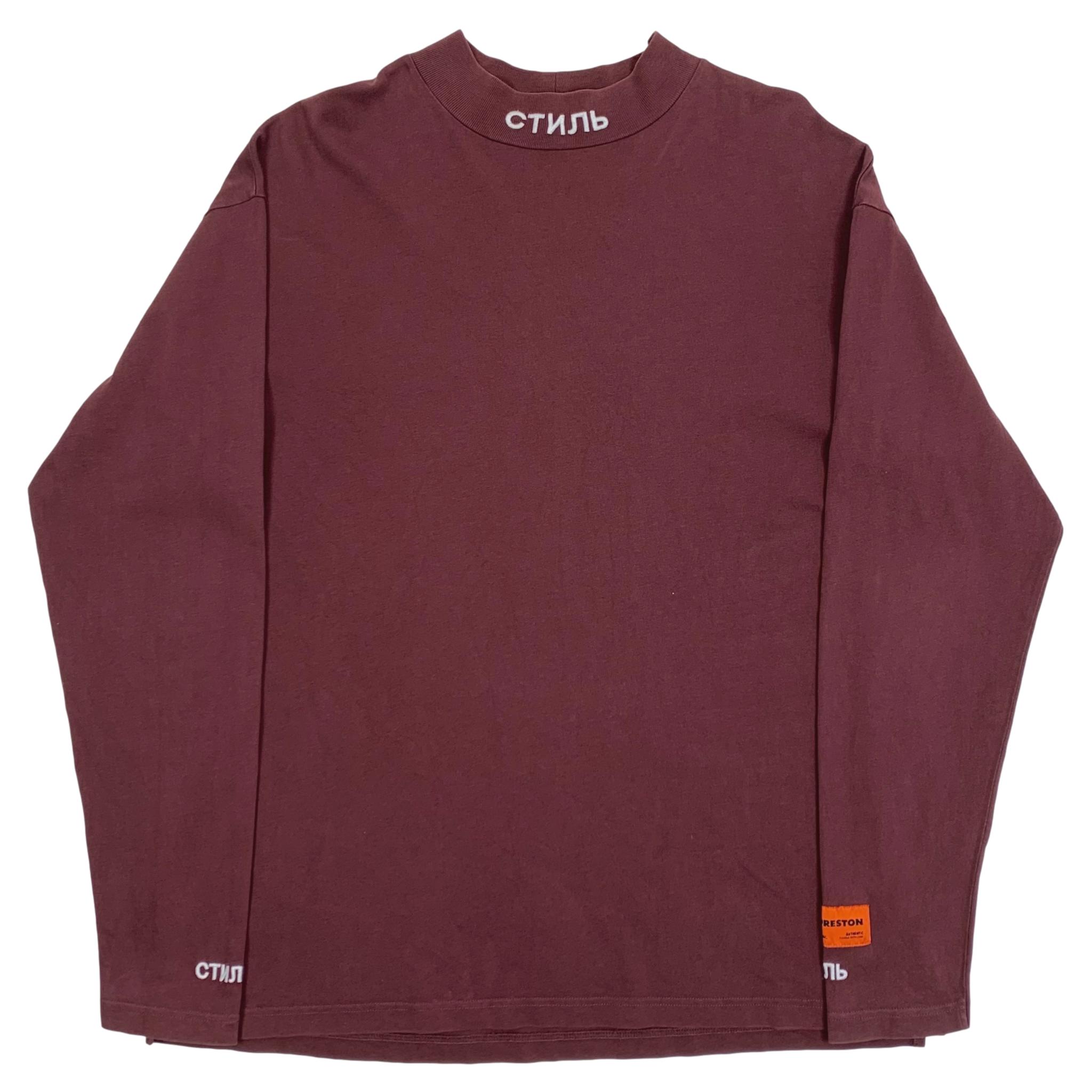 Heron preston hotsell style mock neck