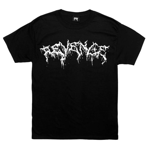 Revenge Black Tee Lightning Drip