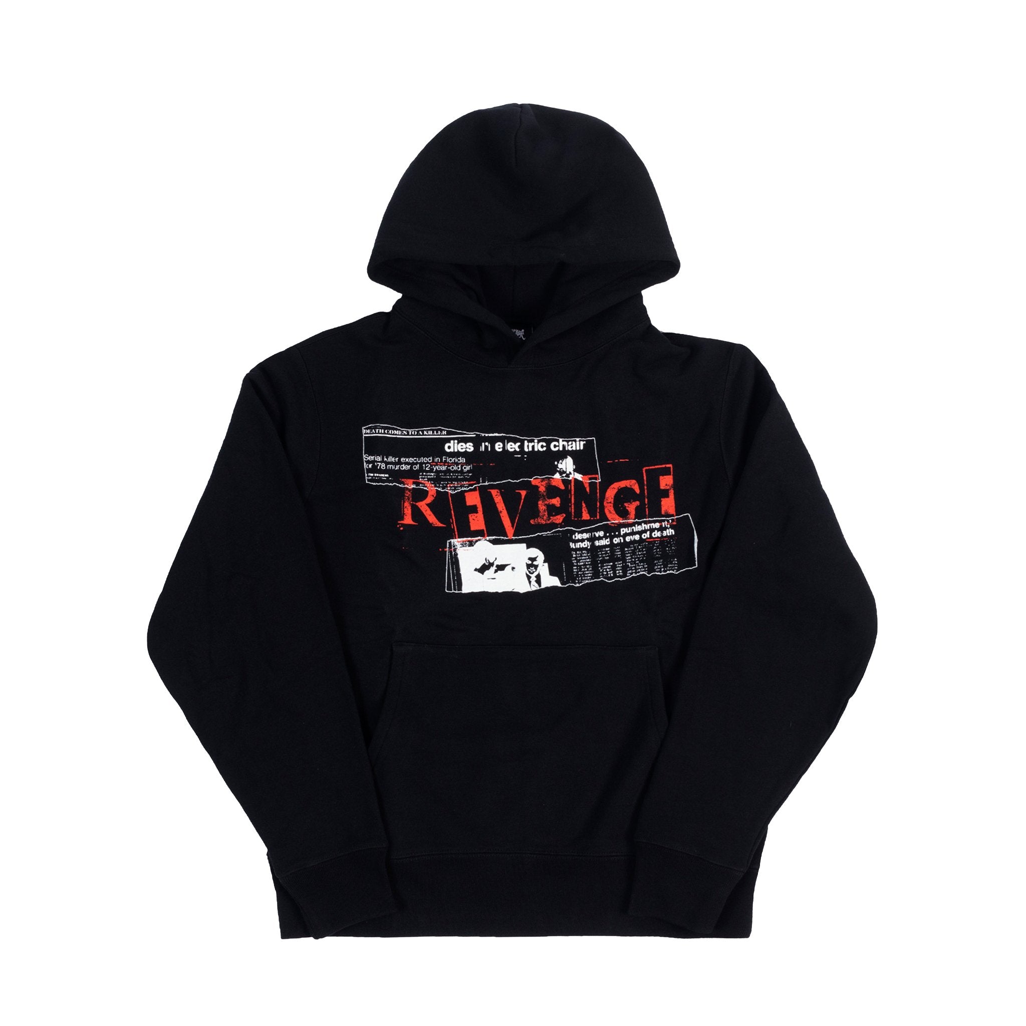 Revenge Black Bundy Hoodie purchasegarments